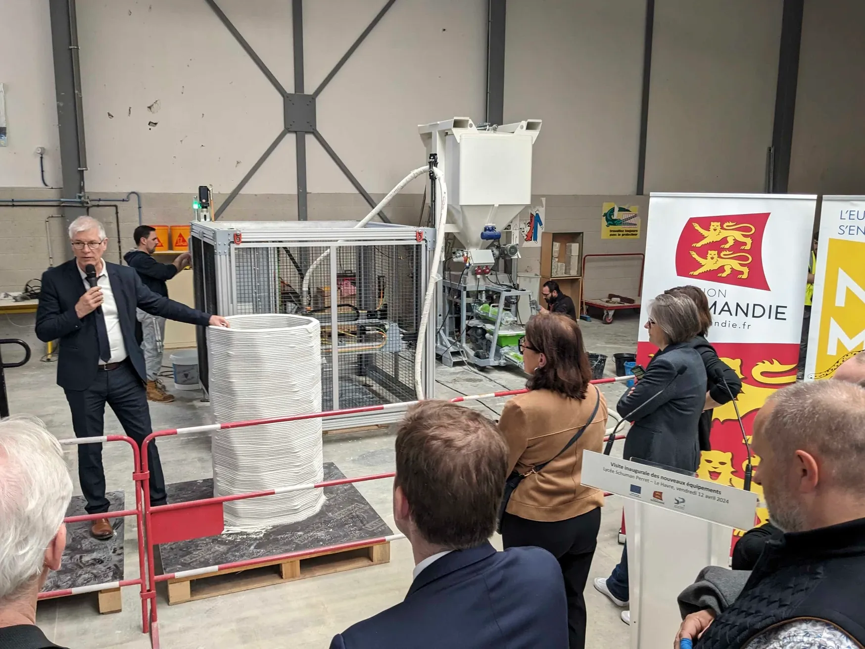 ACTU - Impulser l'innovation dans l'éducation et le génie civil avec l'impression 3D béton