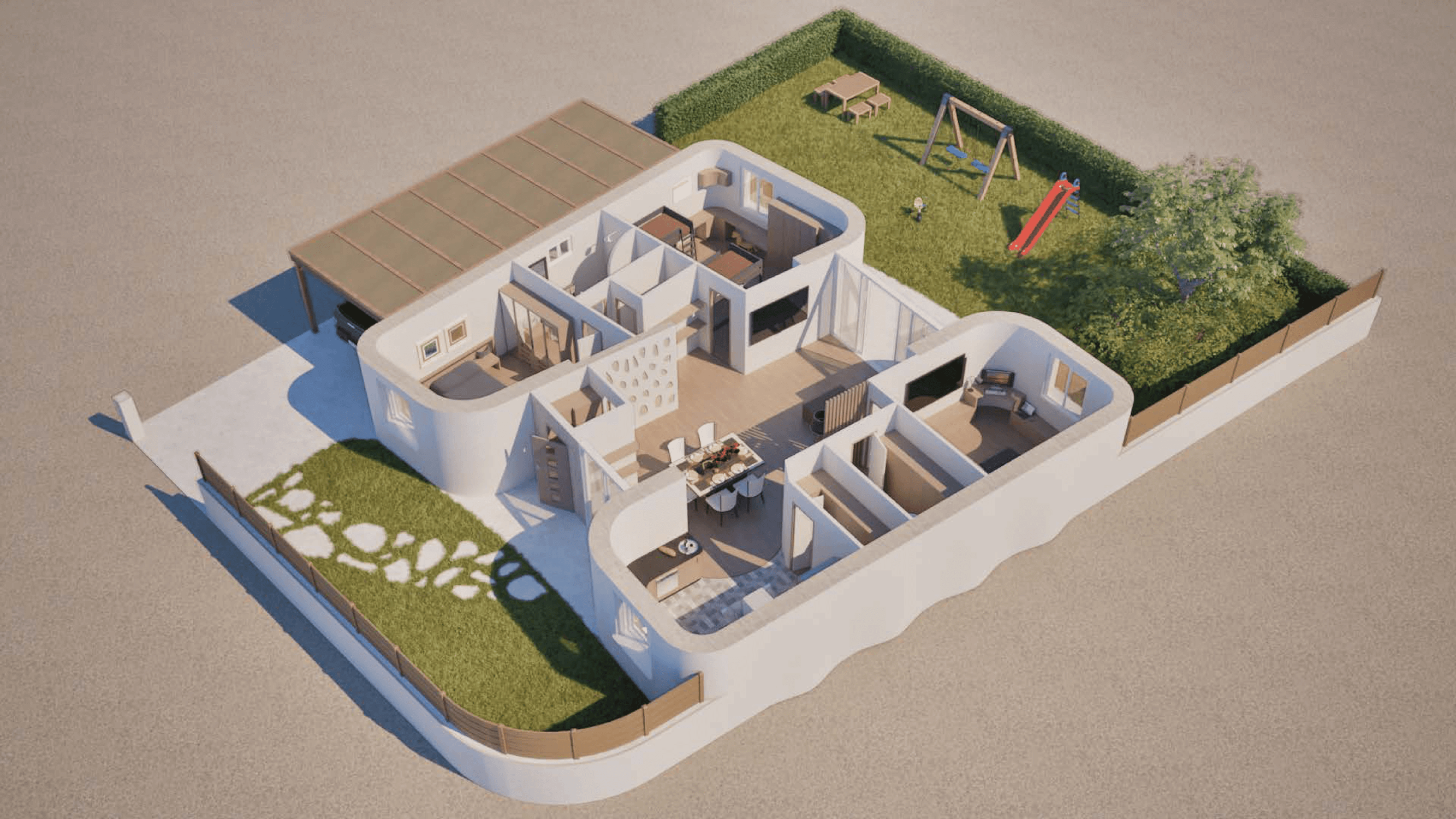 Projet de maison imprimé en 3D